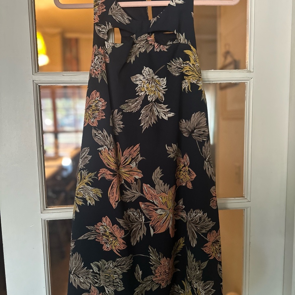 Floral Navy Dress